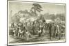 Exodus of Confederates from Atlanta, September 1864-null-Mounted Premium Giclee Print