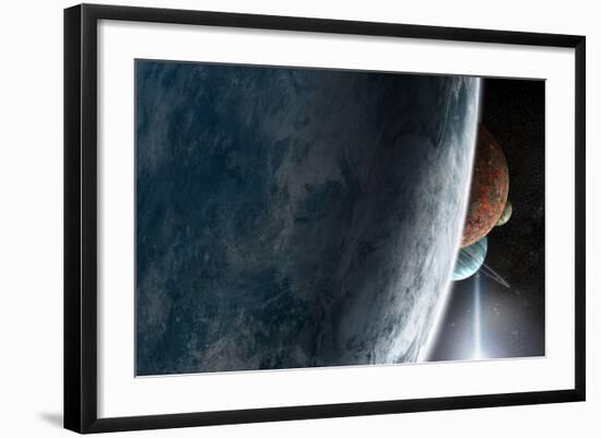 Exoplanets-null-Framed Photographic Print