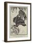 Exorcising an Oni, after Hokusai-null-Framed Giclee Print