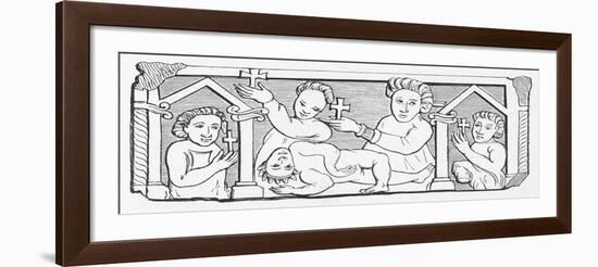 Exorcism, Medieval-null-Framed Art Print