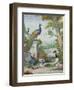 Exotic Birds and Domestic Fowl in a Picturesque Park, Early 18th Century-Jakob Bogdany-Framed Giclee Print