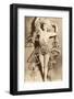 Exotic Dancer in Wild Costume-null-Framed Photographic Print
