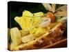 Exotic Fruit Salad in Half a Pineapple-Foodcollection-Stretched Canvas