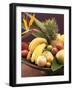 Exotic Fruit Still Life in Wooden Bowl (Close-Up)-Foodcollection-Framed Photographic Print