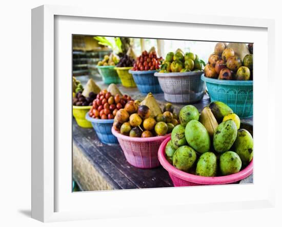 Exotic Fruits at a Tropical Fruit Farm, Bali, Indonesia, Southeast Asia, Asia-Matthew Williams-Ellis-Framed Photographic Print