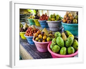 Exotic Fruits at a Tropical Fruit Farm, Bali, Indonesia, Southeast Asia, Asia-Matthew Williams-Ellis-Framed Photographic Print