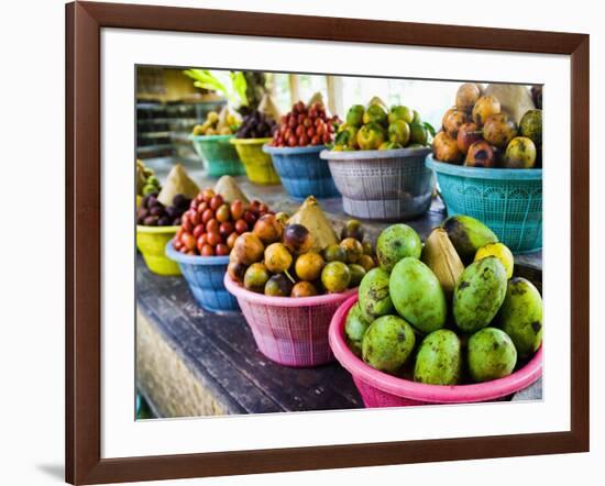 Exotic Fruits at a Tropical Fruit Farm, Bali, Indonesia, Southeast Asia, Asia-Matthew Williams-Ellis-Framed Photographic Print