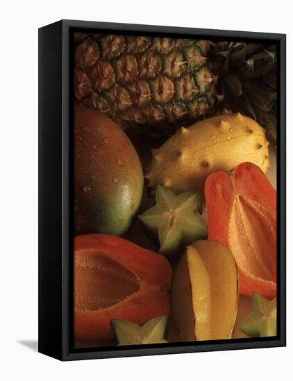 Exotic Fruits-Chris Rogers-Framed Stretched Canvas