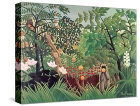 Exotic Landscape, 1910-Henri Rousseau-Stretched Canvas