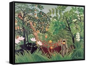 Exotic Landscape, 1910-Henri Rousseau-Framed Stretched Canvas