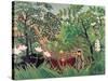 Exotic Landscape, 1910-Henri Rousseau-Stretched Canvas