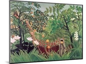 Exotic Landscape, 1910-Henri Rousseau-Mounted Premium Giclee Print