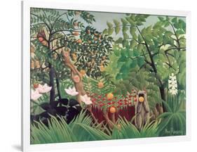 Exotic Landscape, 1910-Henri Rousseau-Framed Giclee Print