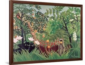 Exotic Landscape, 1910-Henri Rousseau-Framed Giclee Print