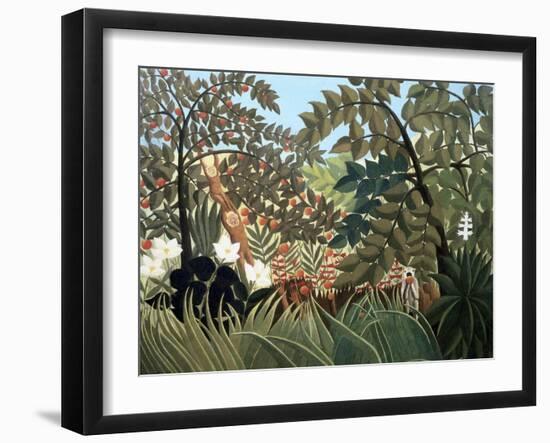 Exotic Landscape-Henri Rousseau-Framed Giclee Print