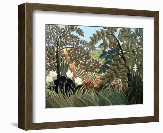 Exotic Landscape-Henri Rousseau-Framed Giclee Print