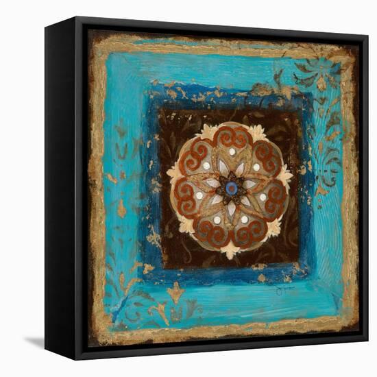 Exotic Medallion II-Janet Tava-Framed Stretched Canvas