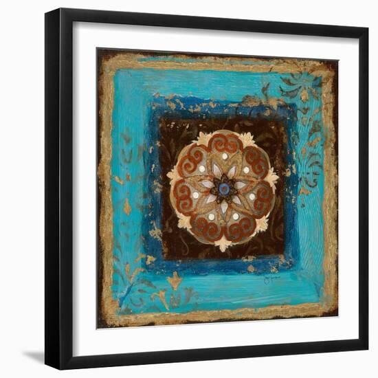 Exotic Medallion II-Janet Tava-Framed Art Print