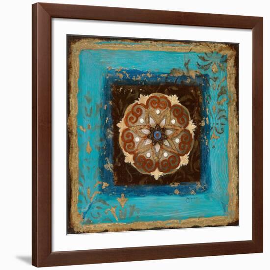 Exotic Medallion II-Janet Tava-Framed Art Print