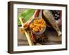 Exotic Spice Still Life with Chili-Foodcollection-Framed Photographic Print