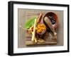 Exotic Spice Still Life with Chili-Foodcollection-Framed Photographic Print