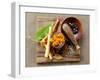 Exotic Spice Still Life with Chili-Foodcollection-Framed Photographic Print