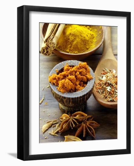 Exotic Spice Still Life-Foodcollection-Framed Photographic Print