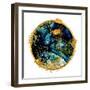 EXOTIC TROPICAL Art. Ink Colors are Amazingly Bright, Luminous, Translucent, Free-Flowing, and Dry-CARACOLLA-Framed Art Print