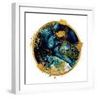 EXOTIC TROPICAL Art. Ink Colors are Amazingly Bright, Luminous, Translucent, Free-Flowing, and Dry-CARACOLLA-Framed Art Print