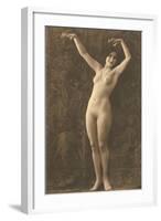 Exotic Vintage Nude-null-Framed Art Print