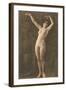 Exotic Vintage Nude-null-Framed Art Print