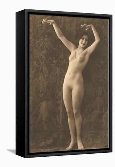 Exotic Vintage Nude-null-Framed Stretched Canvas