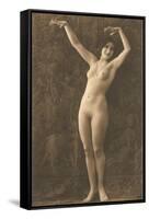 Exotic Vintage Nude-null-Framed Stretched Canvas