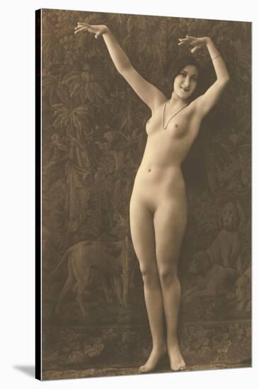 Exotic Vintage Nude-null-Stretched Canvas