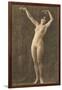 Exotic Vintage Nude-null-Framed Art Print