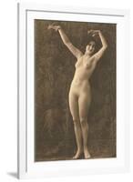 Exotic Vintage Nude-null-Framed Art Print