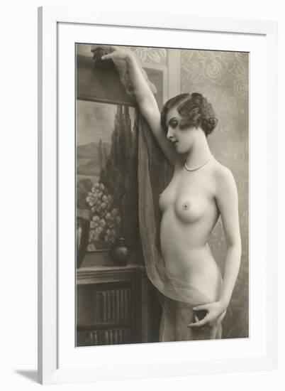 Exotic Vintage Nude-null-Framed Art Print