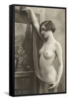 Exotic Vintage Nude-null-Framed Stretched Canvas