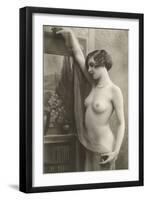 Exotic Vintage Nude-null-Framed Art Print