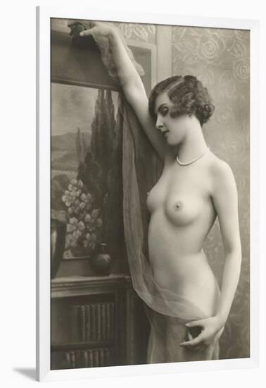 Exotic Vintage Nude-null-Framed Art Print