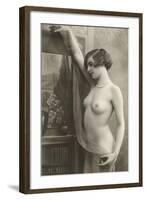 Exotic Vintage Nude-null-Framed Art Print