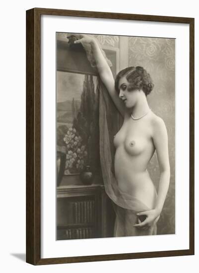 Exotic Vintage Nude-null-Framed Art Print