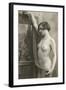 Exotic Vintage Nude-null-Framed Art Print