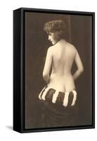 Exotic Vintage Nude-null-Framed Stretched Canvas