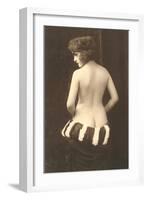 Exotic Vintage Nude-null-Framed Art Print