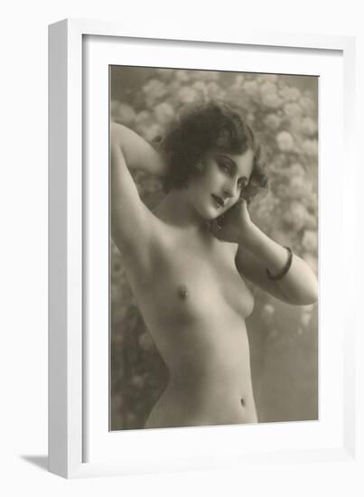 Exotic Vintage Nude-null-Framed Art Print