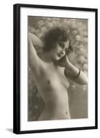 Exotic Vintage Nude-null-Framed Art Print