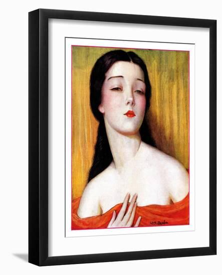 "Exotic Woman,"August 12, 1933-Wladyslaw Benda-Framed Giclee Print