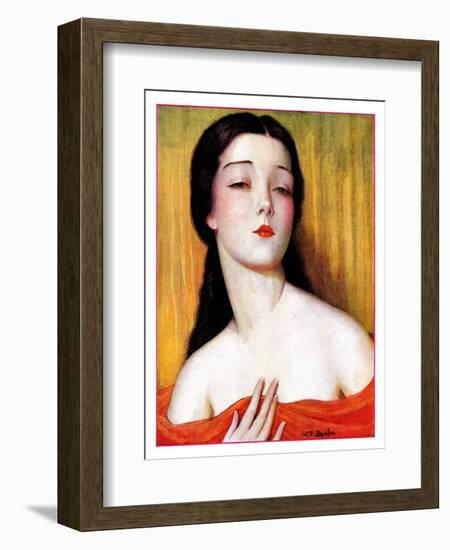 "Exotic Woman,"August 12, 1933-Wladyslaw Benda-Framed Giclee Print