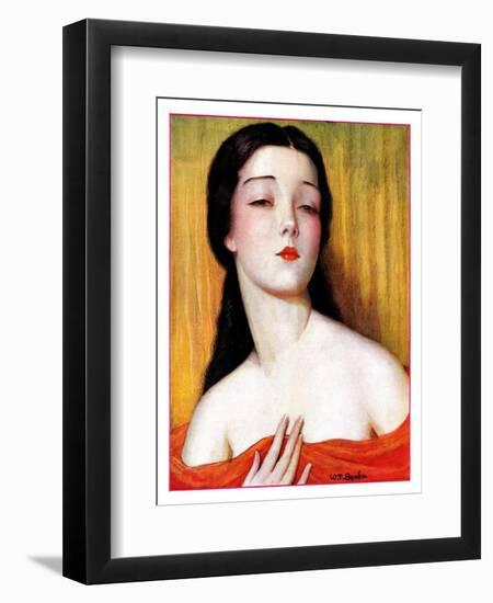 "Exotic Woman,"August 12, 1933-Wladyslaw Benda-Framed Giclee Print